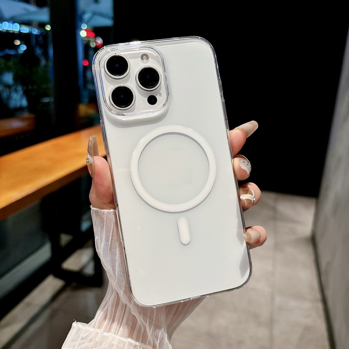 PC Clear Magnetic Protective Phone Case
