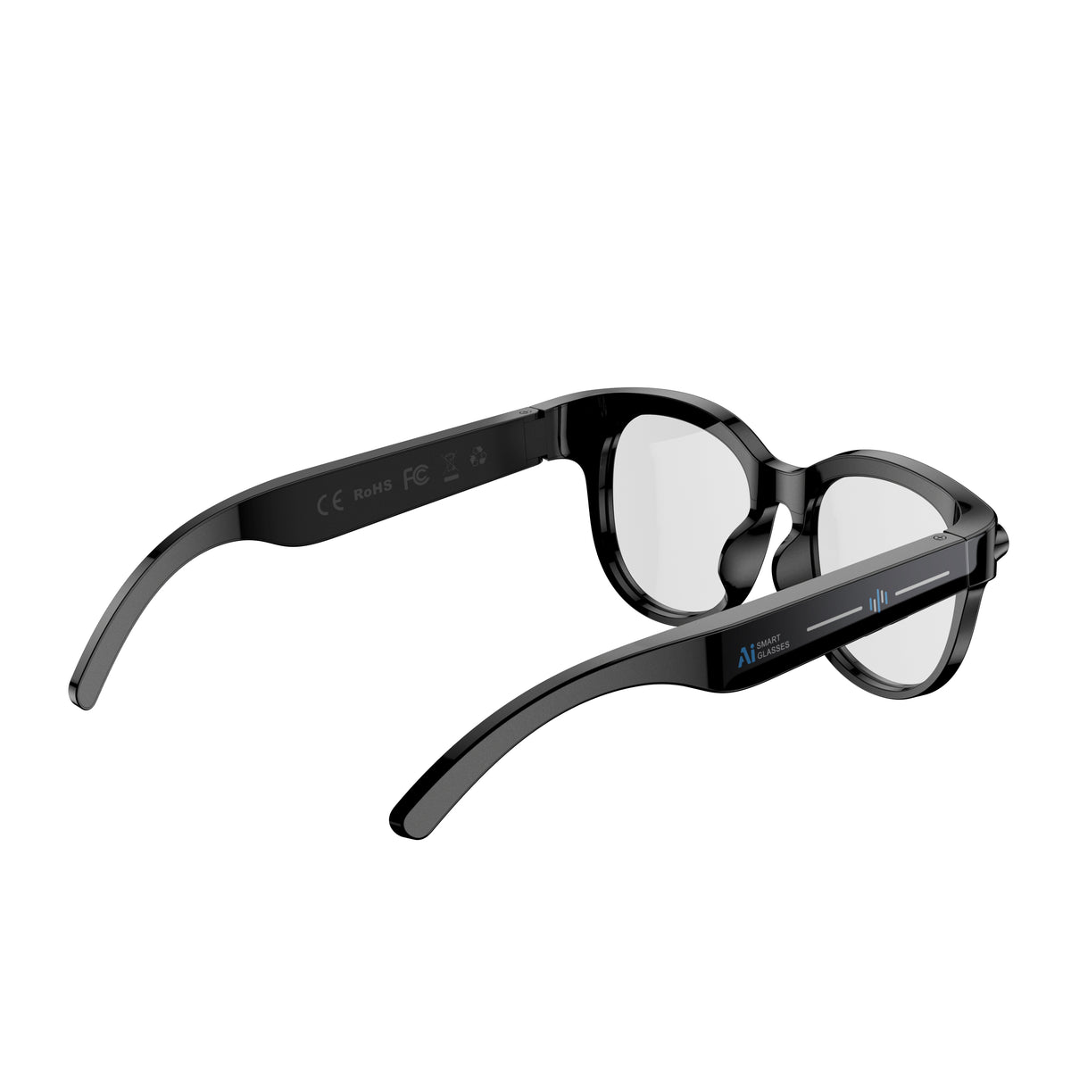 Lunettes intelligentes 2MP AI avec caméra Lunettes de soleil Bluetooth pour la traduction d'appel de musique M89