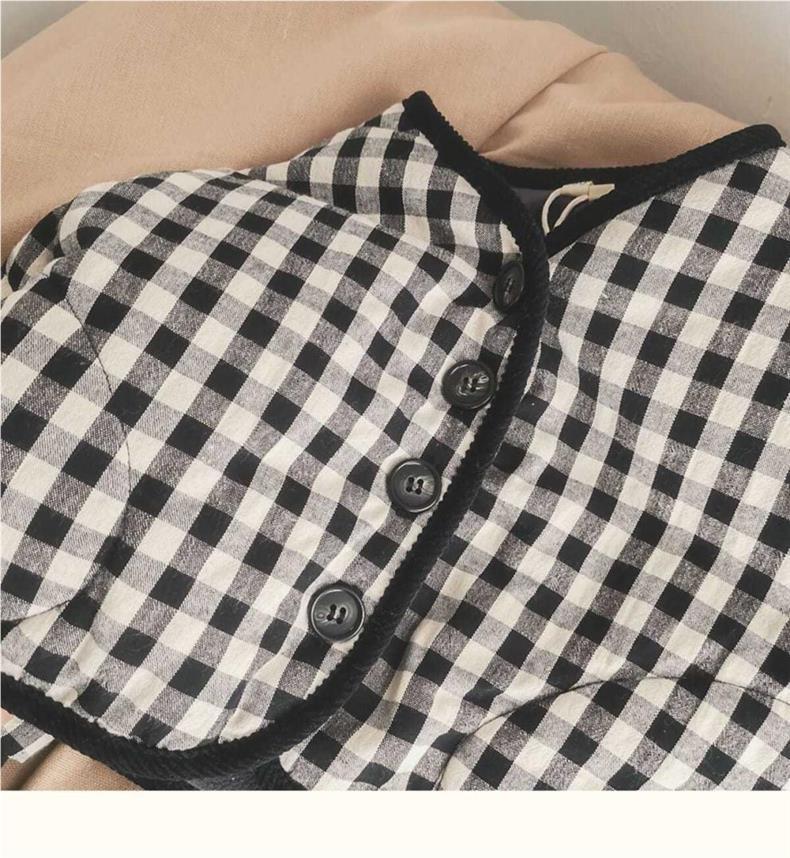 Élégant vêtement de coton rembourré Tout-appariement Coréen style bébé pour enfants