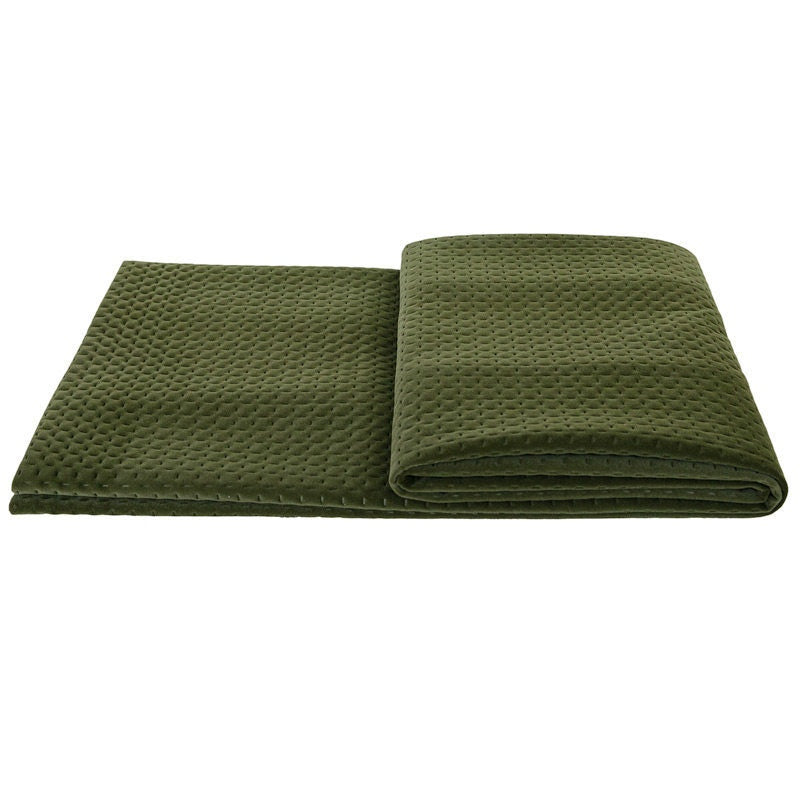 Couverture à lancer vert vintage de luxe légère