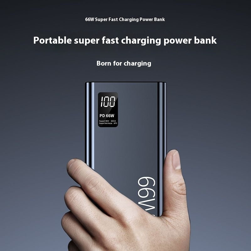 3C Certifié Grande Capacité 50000 MA 66W Super Fast Charge 20000 Mah10000 Power Bank