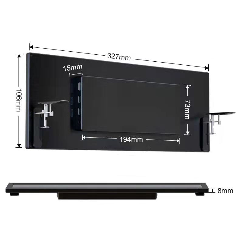 Chassis Écran secondaire Surveillance de la température par ordinateur