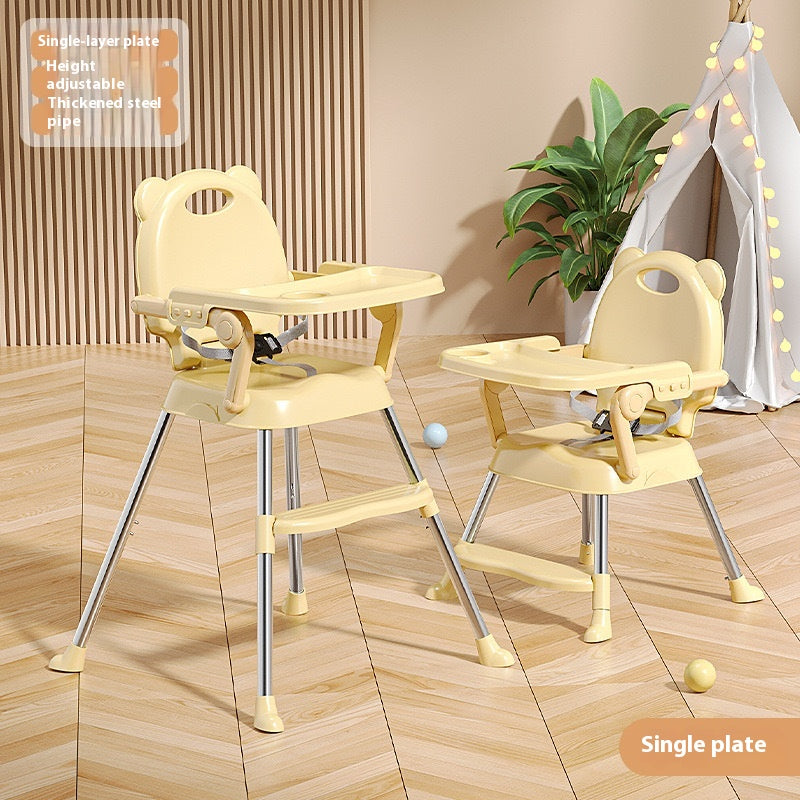 Chaise à manger pour enfants multifonctionnelle bébé