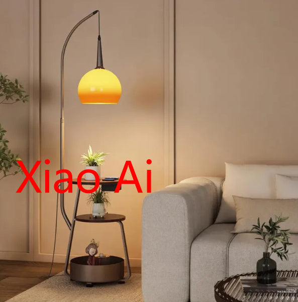 Lampadaire moderne et table de chevet avec une lumière de style Yuzu