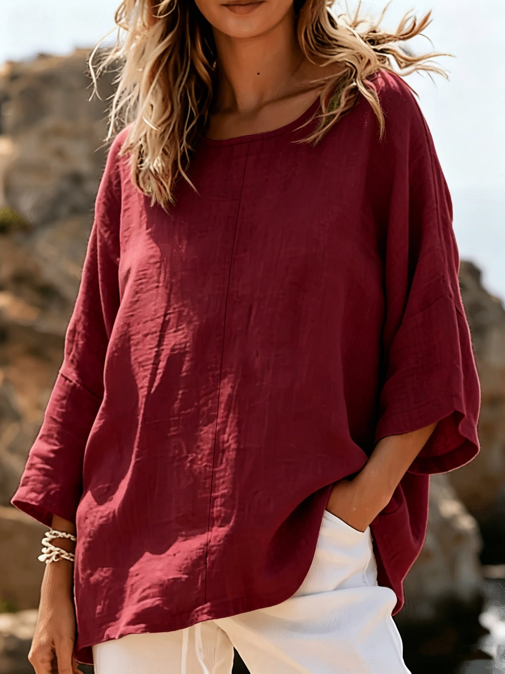 PrintempsÉté Femmes Casual Tops