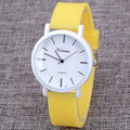 Fashion Quartz Silicone Band Watch