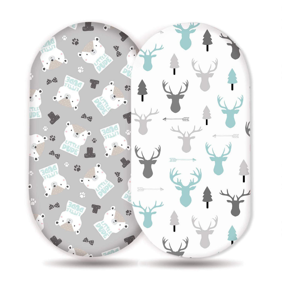 Baby Cradle Fixed Sheet Elastic Printing Table de soins pour bébé changement de couverture