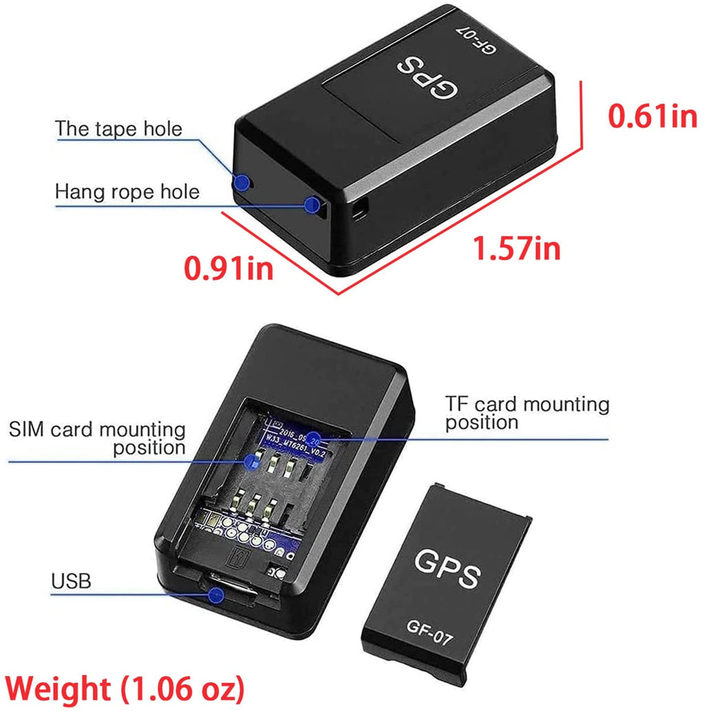 GPS Tracker Émetteur Magnet Localisateur de suivi en temps réel SMS SOS Alarme Véhicule TOP