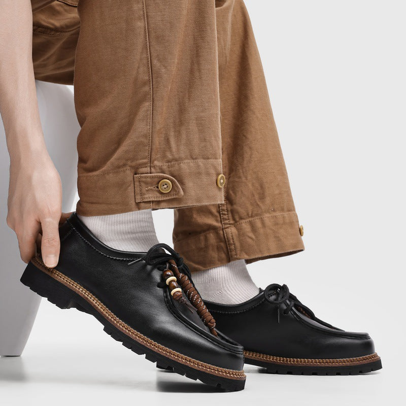 Vêtements de travail Mode Xu-style Dentelle-up Edgy et main hommes chaussures