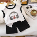 Sleeveless kids' T-shirt and shorts