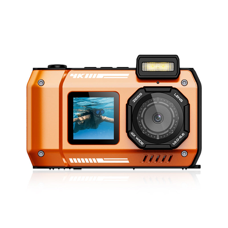 Caméra étanche D50 Dual-Screen Outdoor Sports HD Caméra de plongée