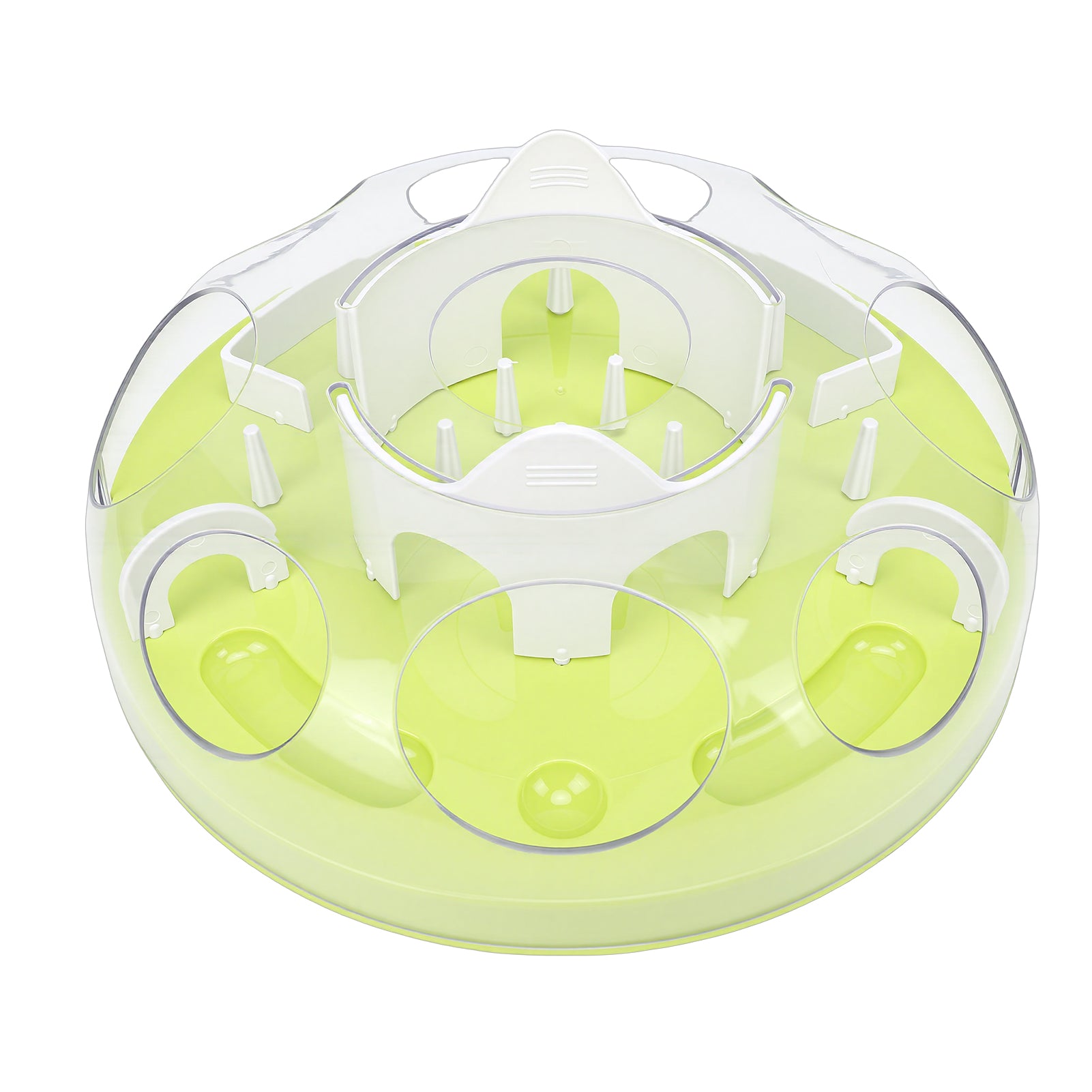 Puzzle chat interactif Feeder Funny Cat Puzzle Food Dispenser Jouet d'enrichissement pour animaux de compagnie Jouer