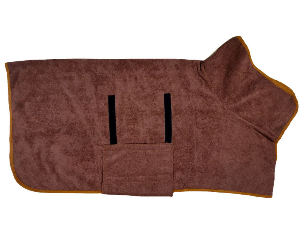 Peignoir de bain pour animaux Serviette de séchage rapide Microfibre Absorbant soft bath Robe Serviette réglable Groomi