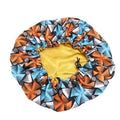 Chapeau rond double couche imprimé