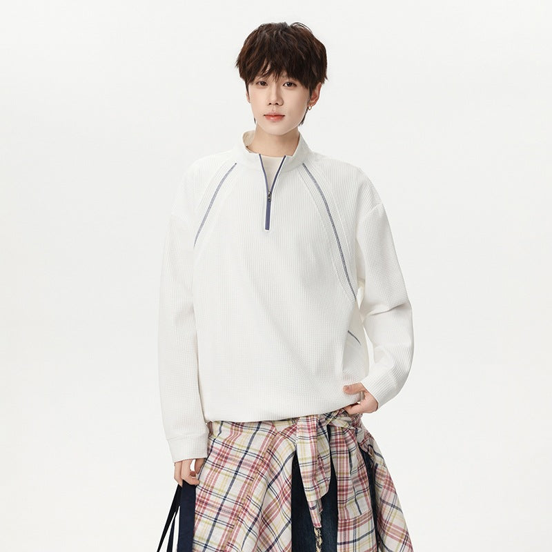 Sweat-shirt casual à manches longues pour hommes