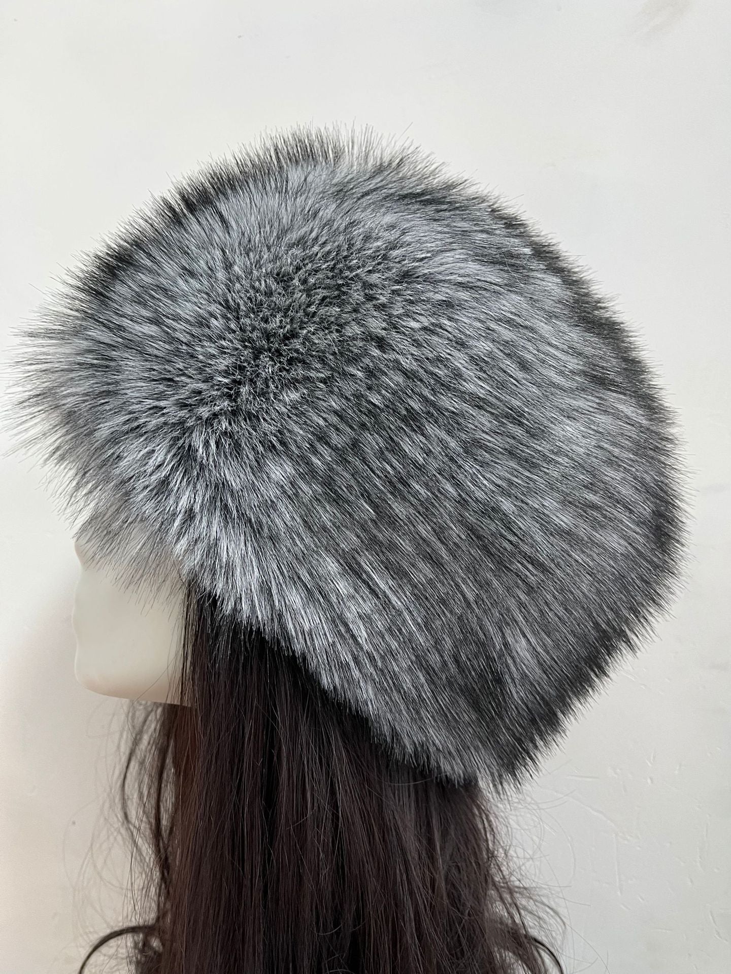Chapeau de dôme chaud épais de faux de renard d'hiver pour femmes