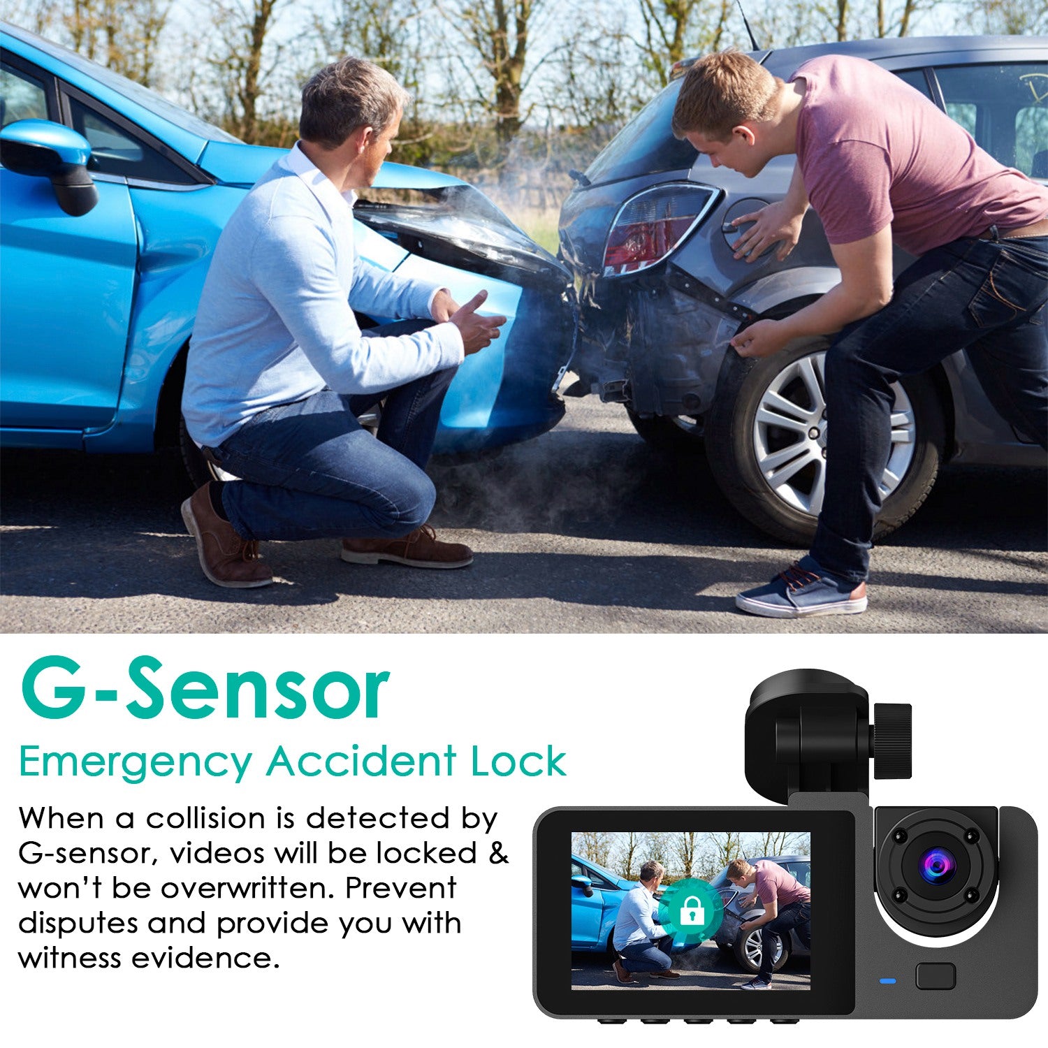 Voiture DVR avec carte MMC 32G