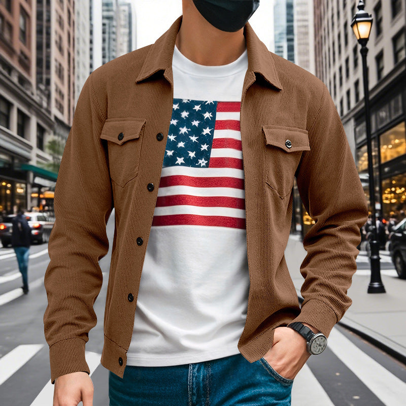 Veste polyvalente à manches longues pour hommes