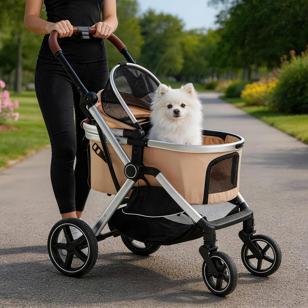 Poussette polyvalente pour chiens et chats petits à moyens