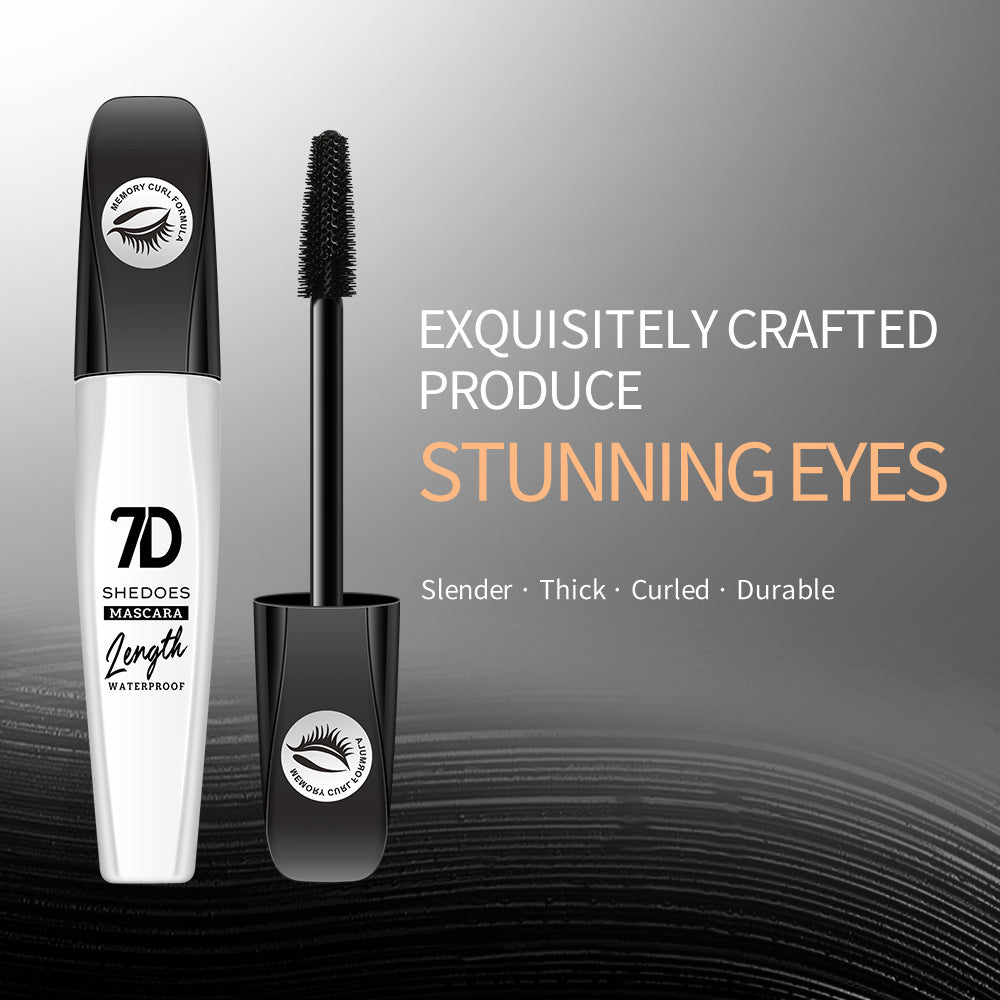 Mascara 7D imperméable facile à enlever et anti-buée