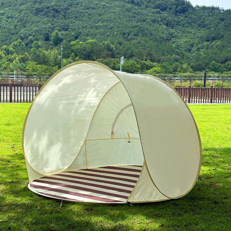 Tente de plage Camping en plein air Protection solaire Tente pliante simple Tente ouverte rapide pour les intérieurs