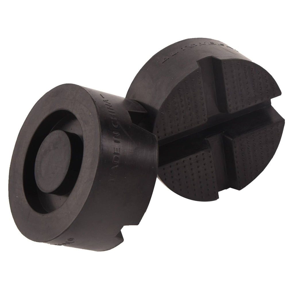 2PCS Universal en caoutchouc de voiture croix à fente Jack Pad Adaptateur garde rail plancher