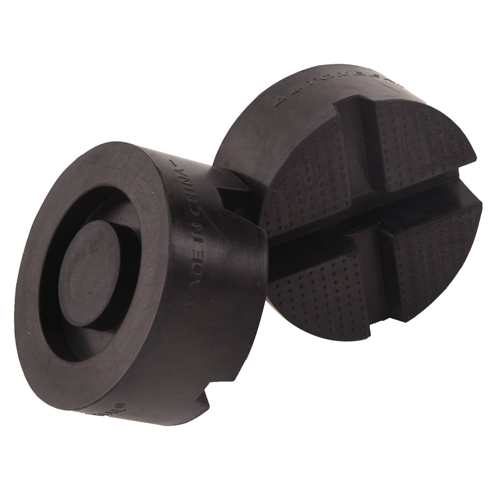 2PCS Universal en caoutchouc de voiture croix à fente Jack Pad Adaptateur garde rail plancher