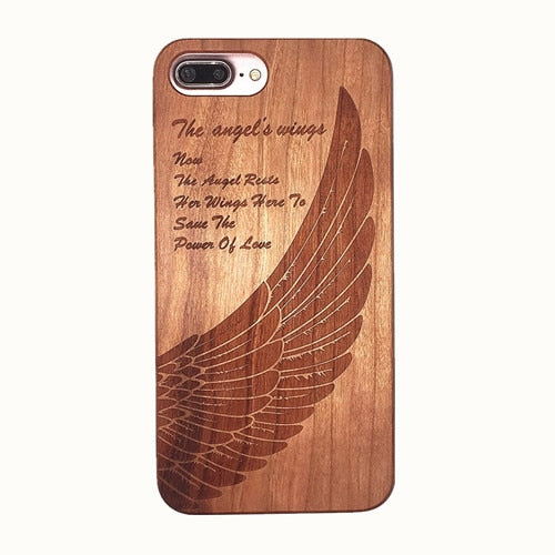 Boîtier de téléphone mobile en bois