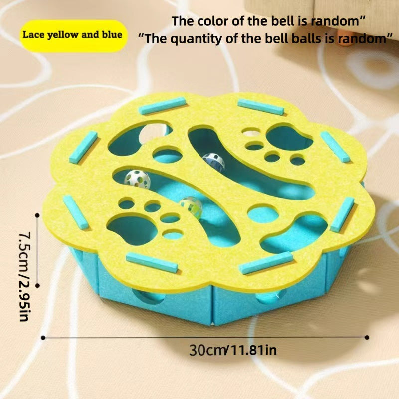 Jouet interactif de Puzzle Cat avec tunnel Maze