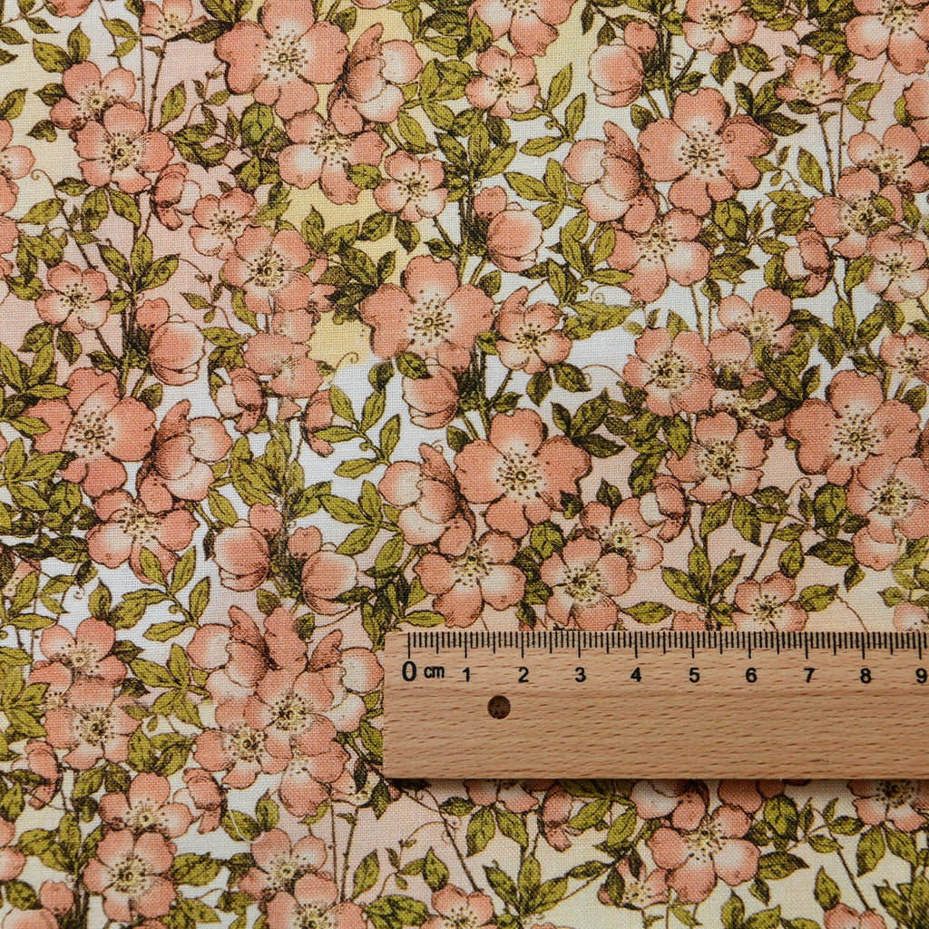 Tissu de coton pur imprimé à la main numérique