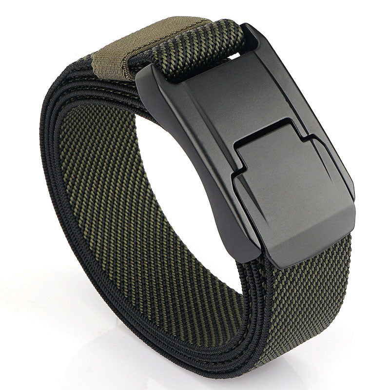 Ceinture tactique pour hommes Tissage occasionnel Élastique