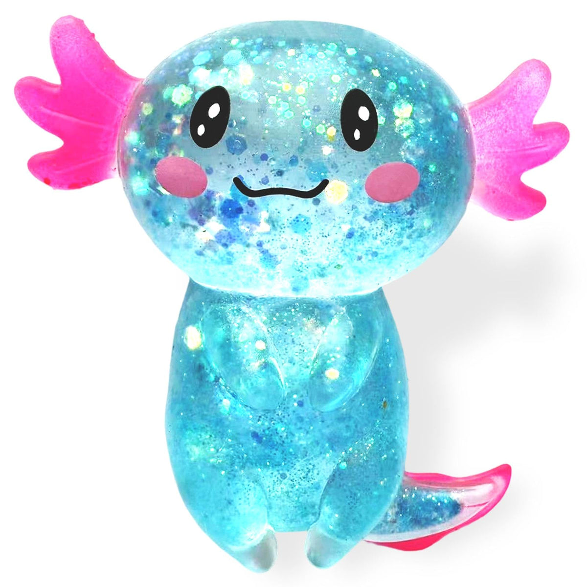 Axolotl Stress Relief Toy Glitter Fidget Toys Mignon Malt Sugar Axolotl Toy Fidget Toys Adul