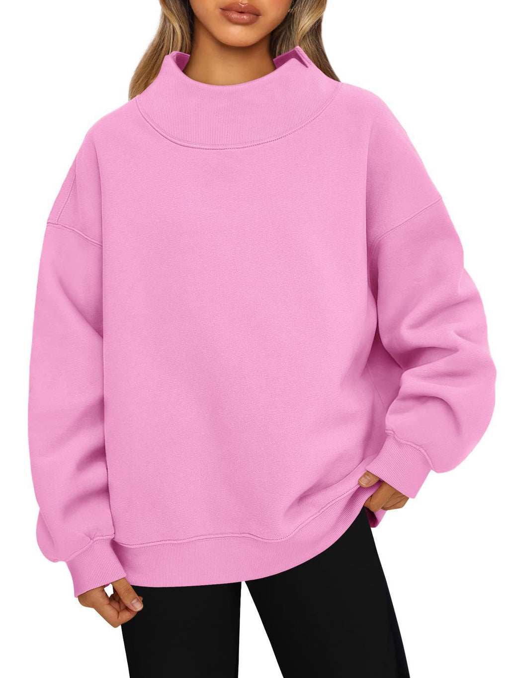Sweatshirt de style européen et américain d'Amazon Sweat à manches longues Sweat-shirt de pull à col haute C