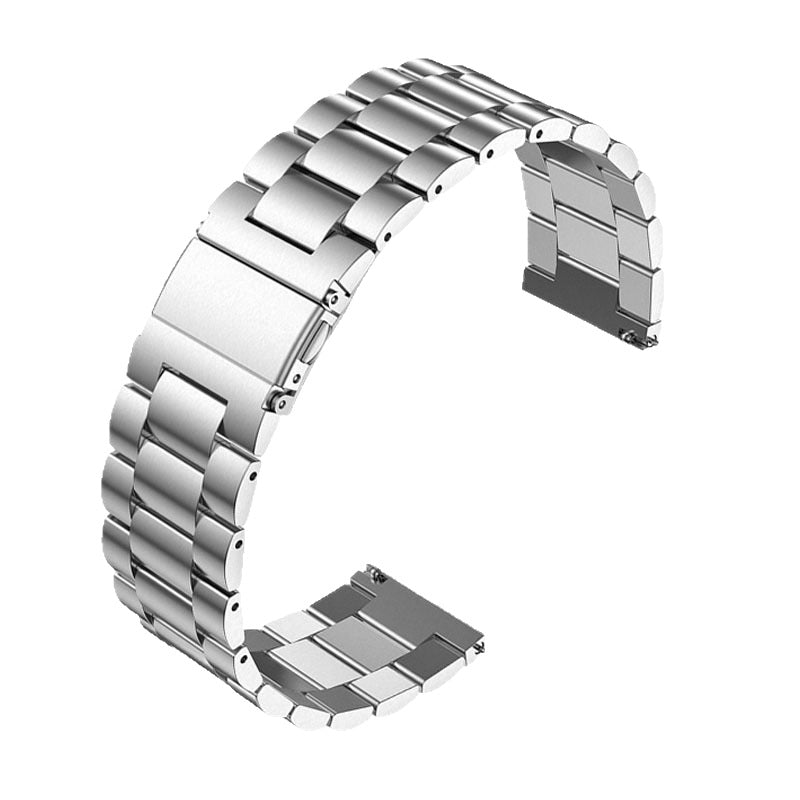 Trois perles en acier inoxydable Bracelet en métal massif