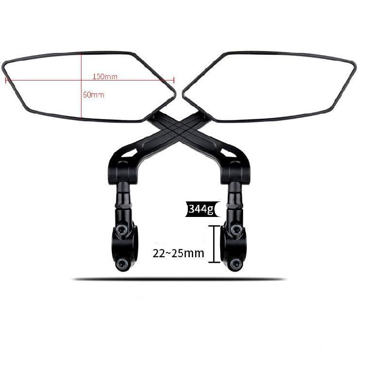 Scooter multi-fonctions de moto grand angle rétroviseur miroir de décoration
