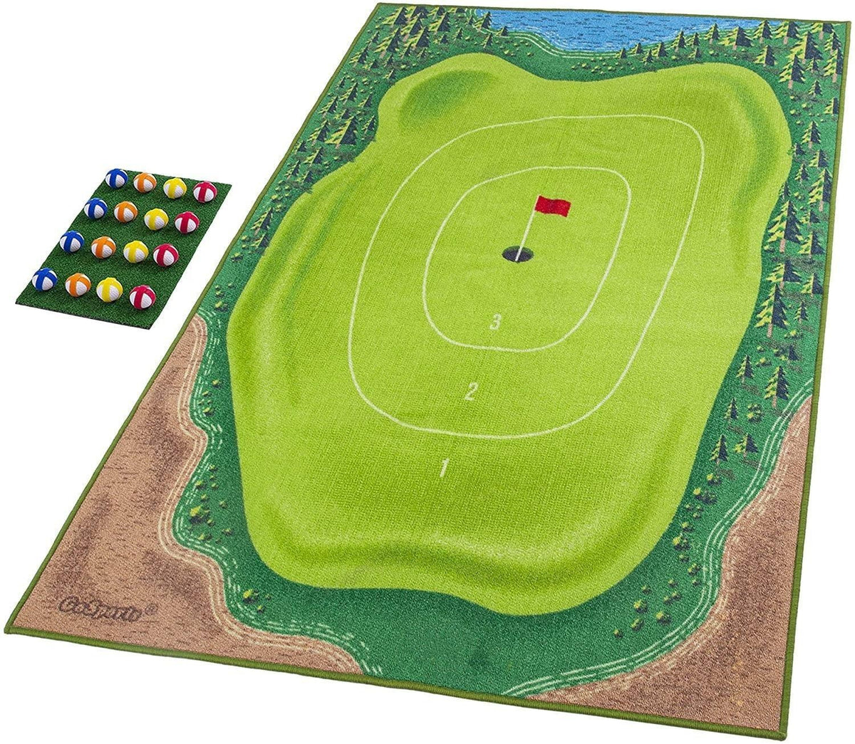 Tapis d'entraînement de golf pour balançoire Jouets parents-enfants Balle Trace Directionnelle Tapis Swing Path Pads S
