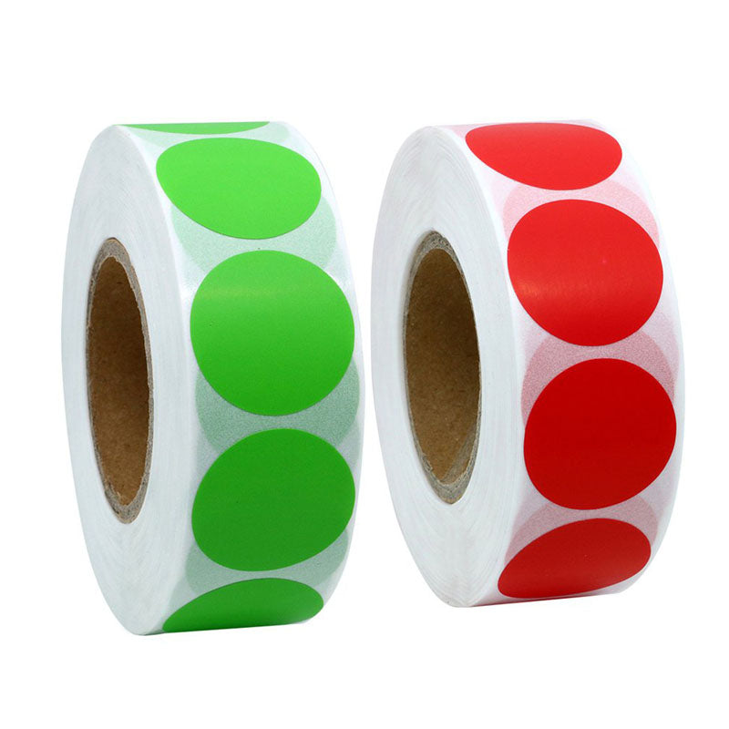 500 Pcs/Roll Chroma Étiquette Code Couleur Point Étiquette Sticker