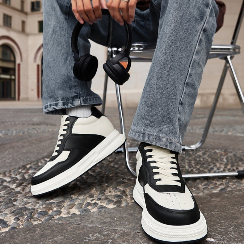 Chaussures Homme avec une semelle intérieure en hausse de hauteur cachée polyvalente et facile à assortir