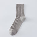 Chaussettes sans couture pour hommes de couleur contrastante tout coton