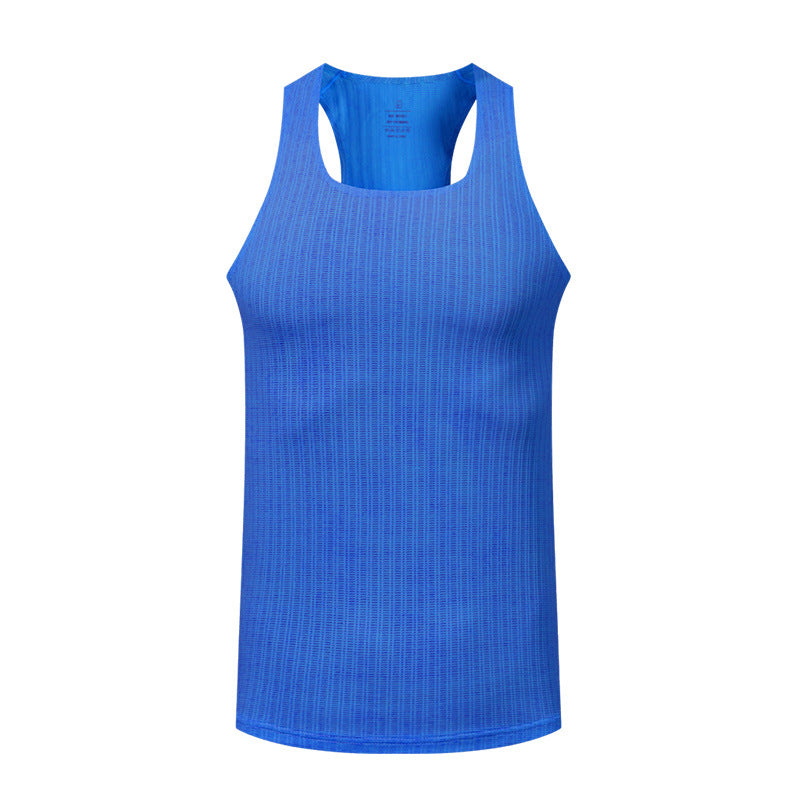 Hommes Solid-colore Athletic Casual Respirant Haut de réservoir à séchage rapide