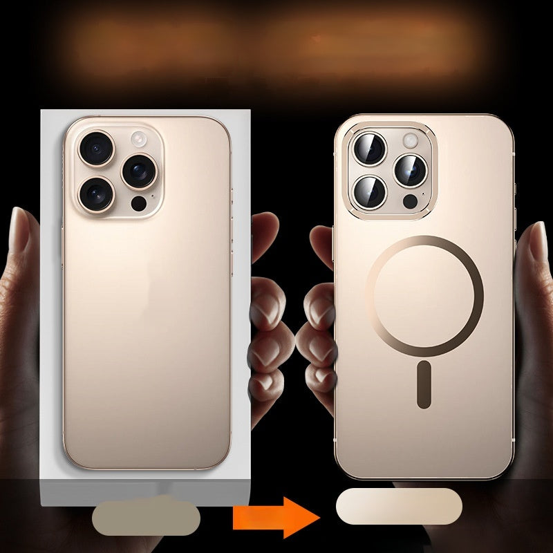 Aspiration magnétique adaptée au boîtier de téléphone de pointe