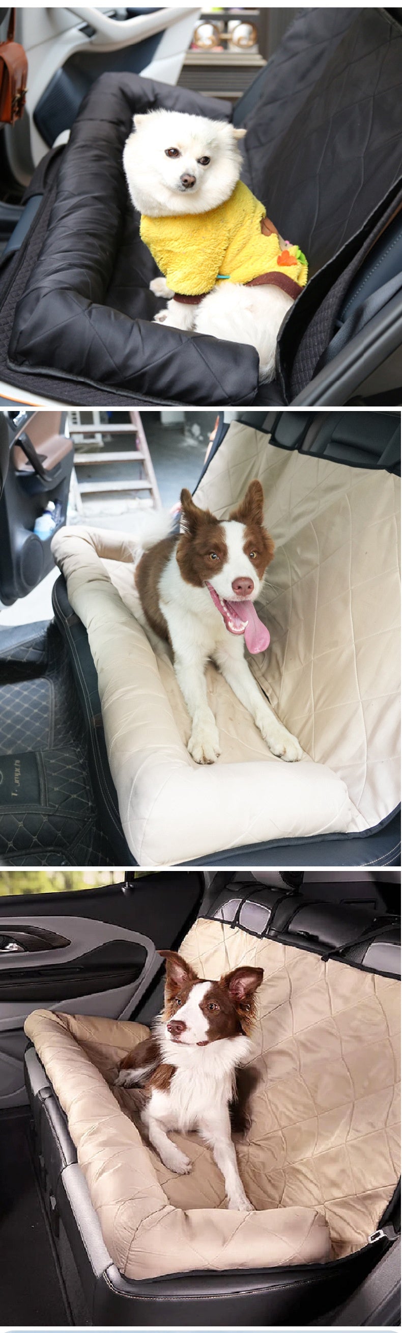 Animaux de compagnie Car arrière et tapis de chien
