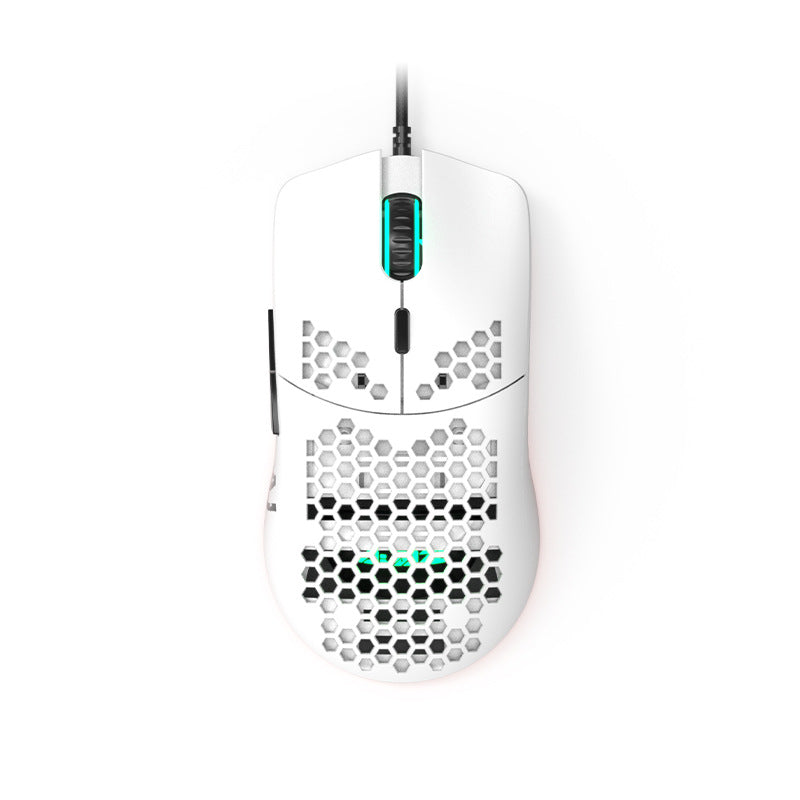 Souris de jeu filaire à trou creux léger