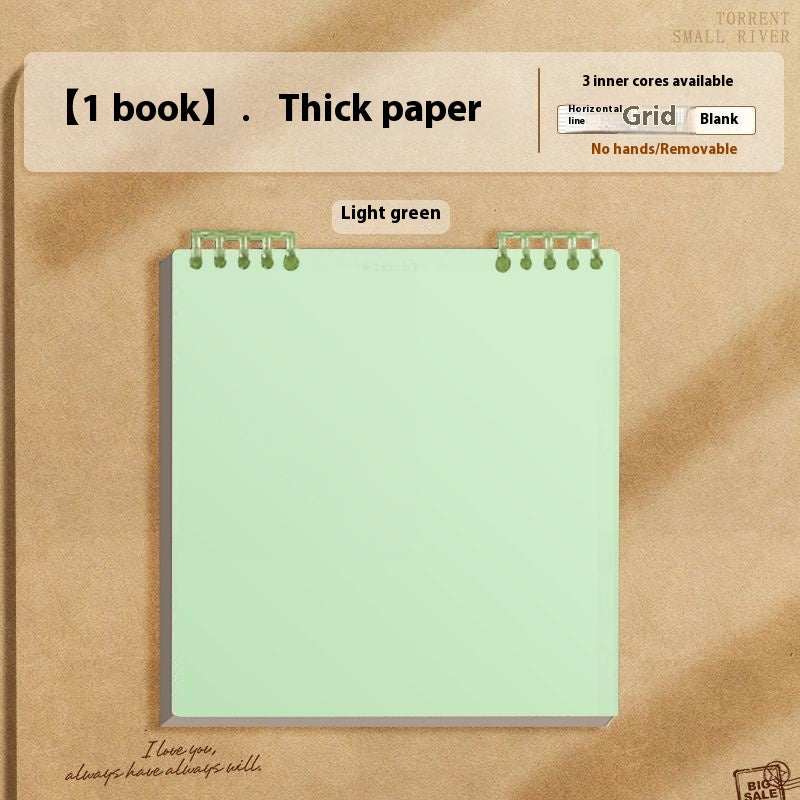 Simple Flip Up Chip Notebook amovible
