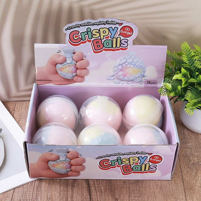 Chocolat foncé Crunchy Ball Stress-Relief Squeeze Toy