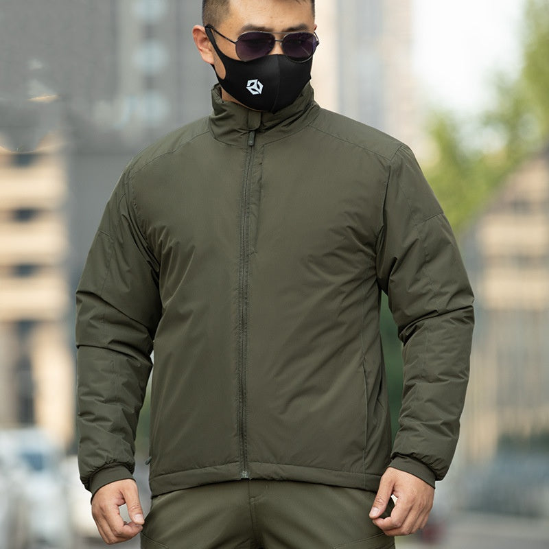 Angken Thermal Reflection Tactical Cotton rembourré Veste Homme Automne et Hiver Windproof