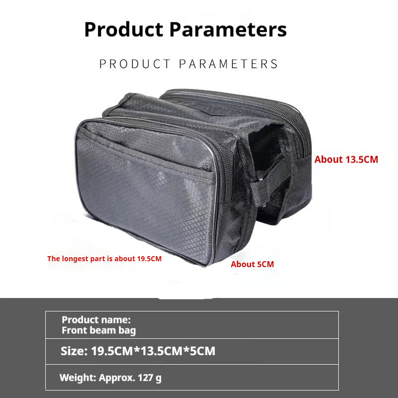 Imperméable Mountain Bike Head Mobile Phone Bag Équipement