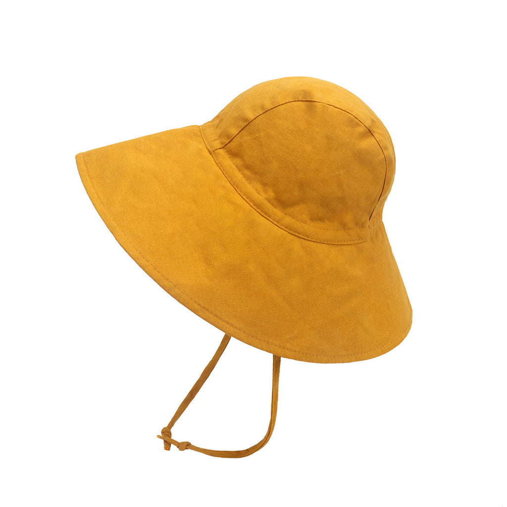 Chapeau de seau de protection solaire respirant en coton de plein air et en lin