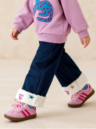 Pinced Versatile Casual Straight-leg Denim Jeans Pour les filles