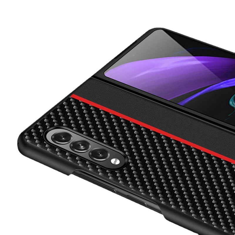 5G Écran pliant Téléphone mobile F9160 Modèle de fibre de carbone anti-dérapante